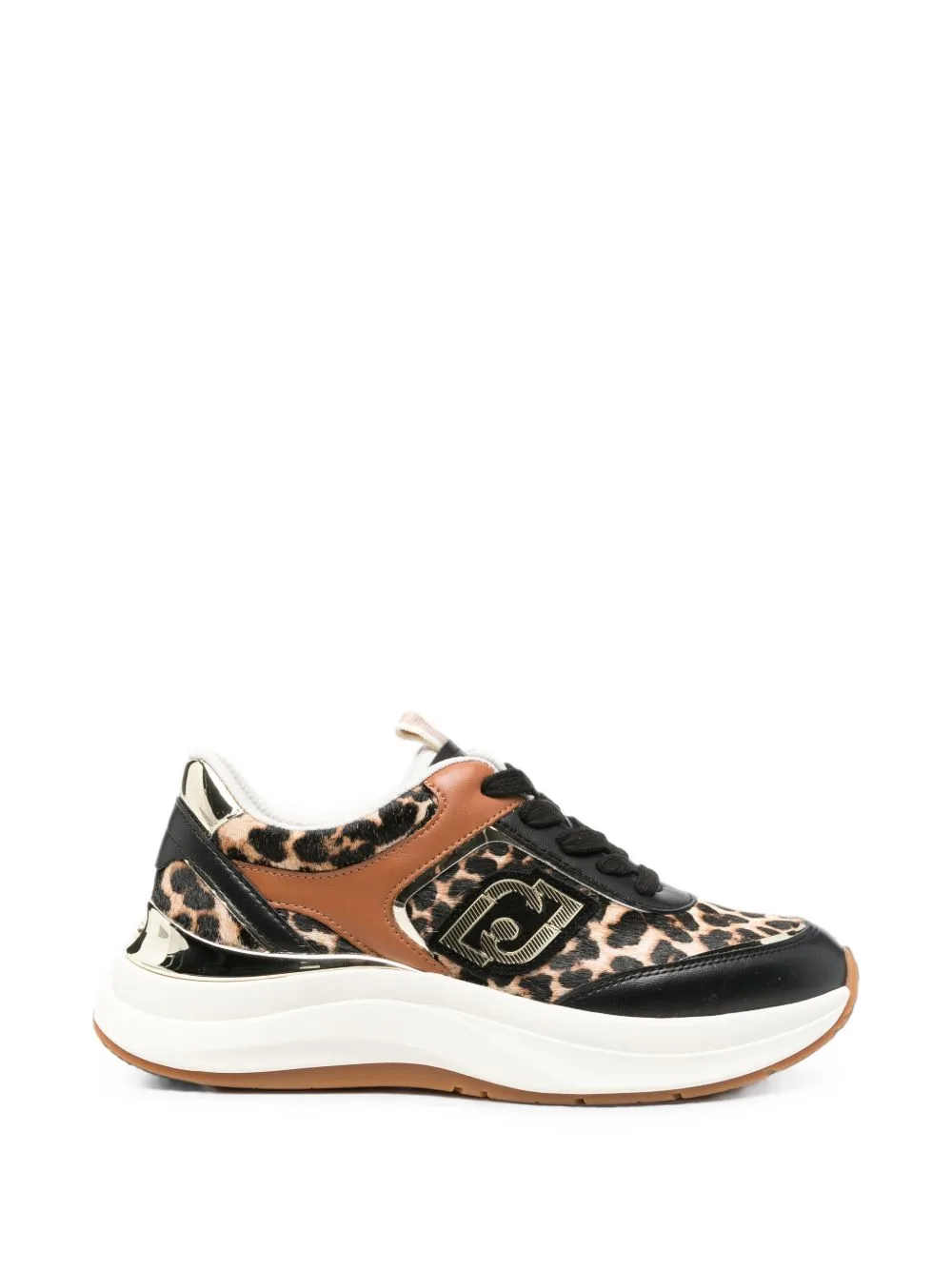 Leopard-Print Panelled Sneakers by LIU JO
