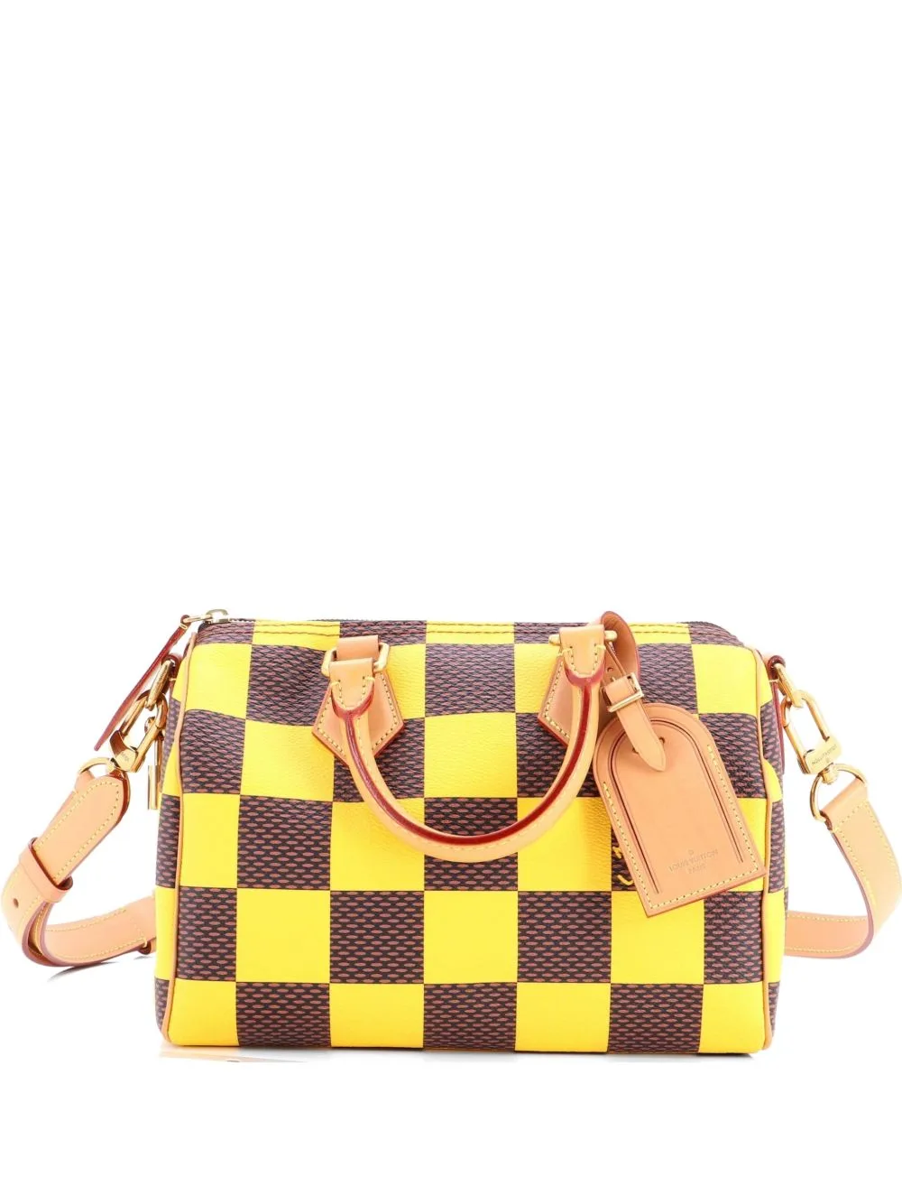 Speedy Bandouliere Bag Damier Pop 25 Satchel by Louis Vuitton Pre-Owned