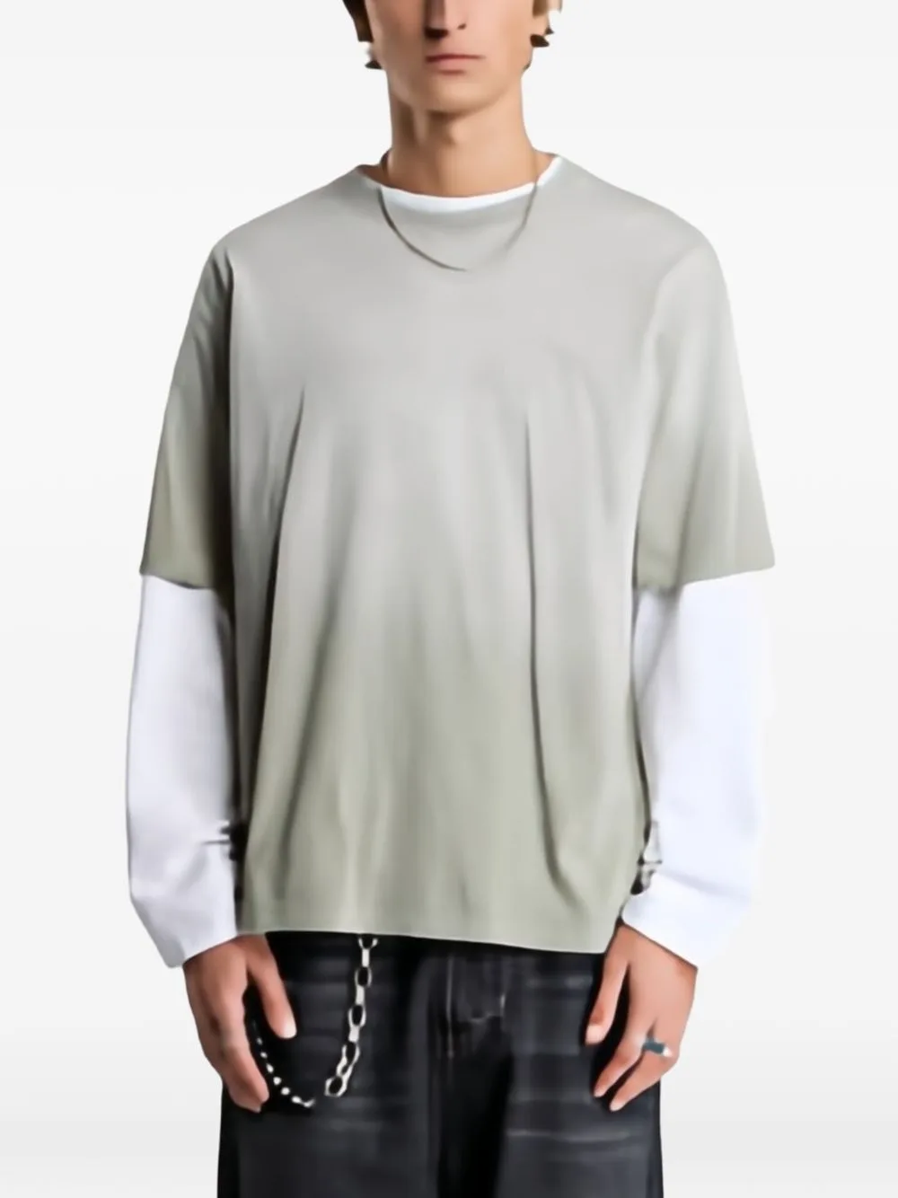 Graphic-Print Distressed T-Shirt by MISBHV