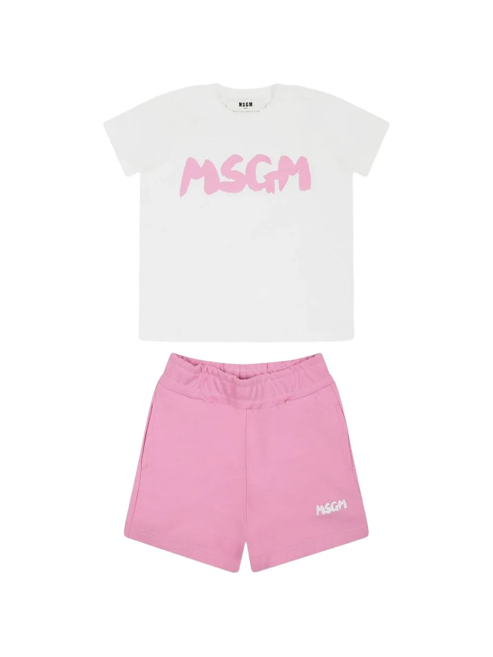 Logo-Print T-Shirt and Shorts Set by MSGM Kids