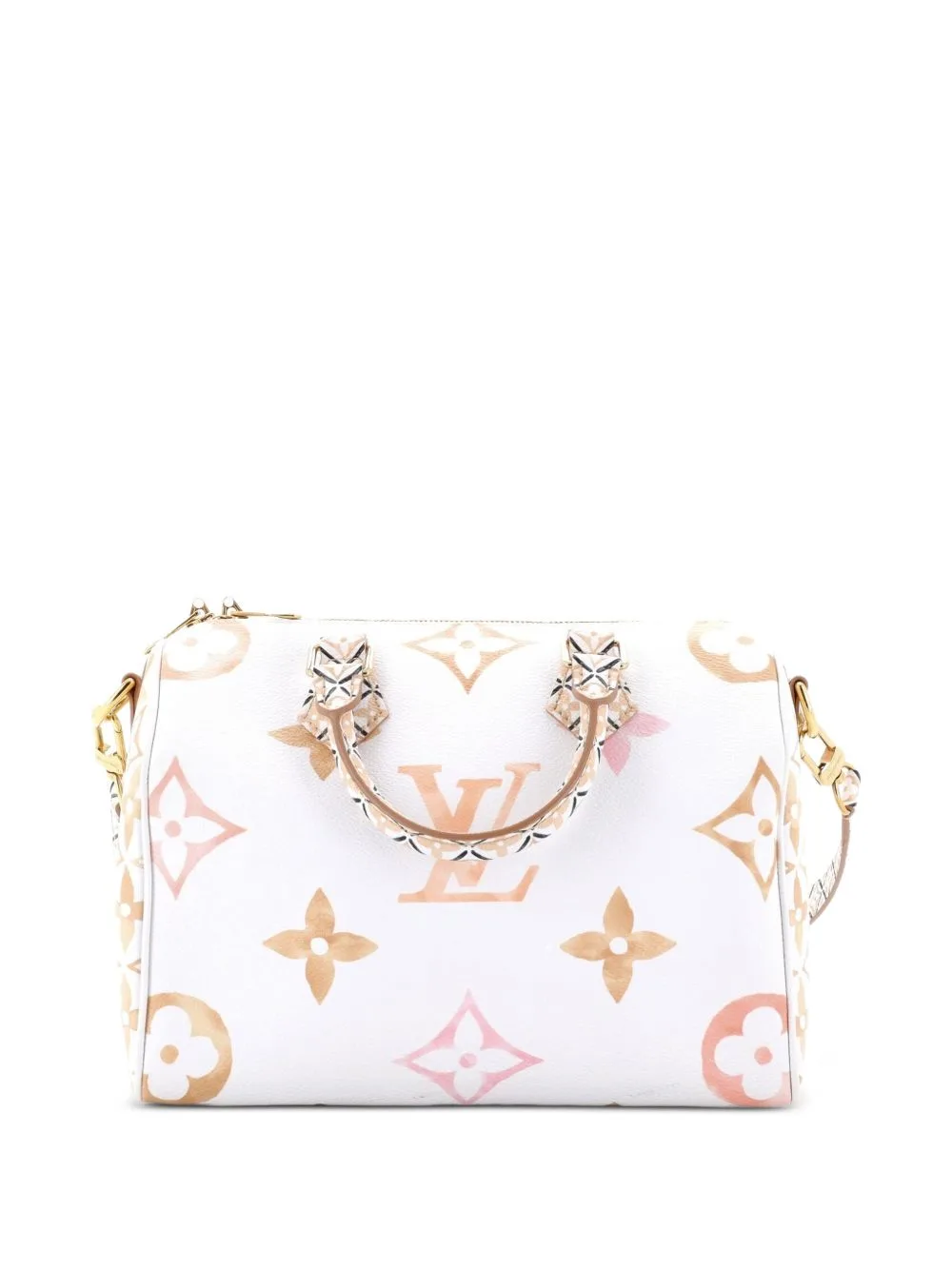 Speedy Bandouliere Bag by the Pool Monogram Watercolor Giant 25 Crossbody Bag