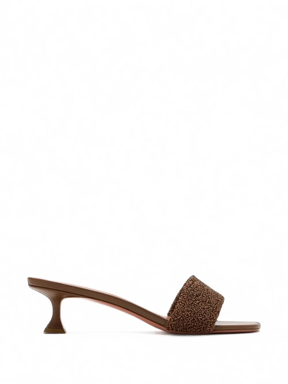 Andreea Raffia Sandals by Amina Muaddi
