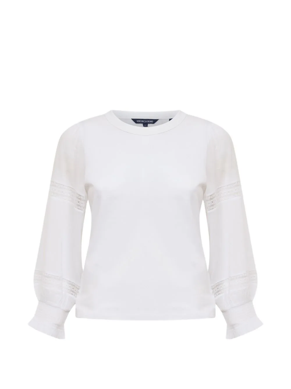 Bellamie Lace-Trim Top by Veronica Beard