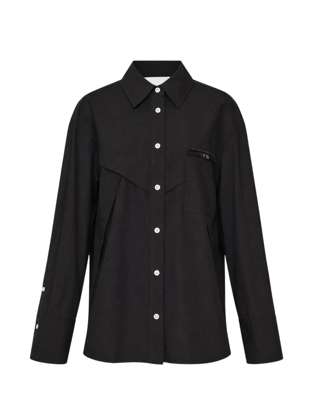 Sequin-Embellished Poplin Shirt by 3.1 Phillip Lim