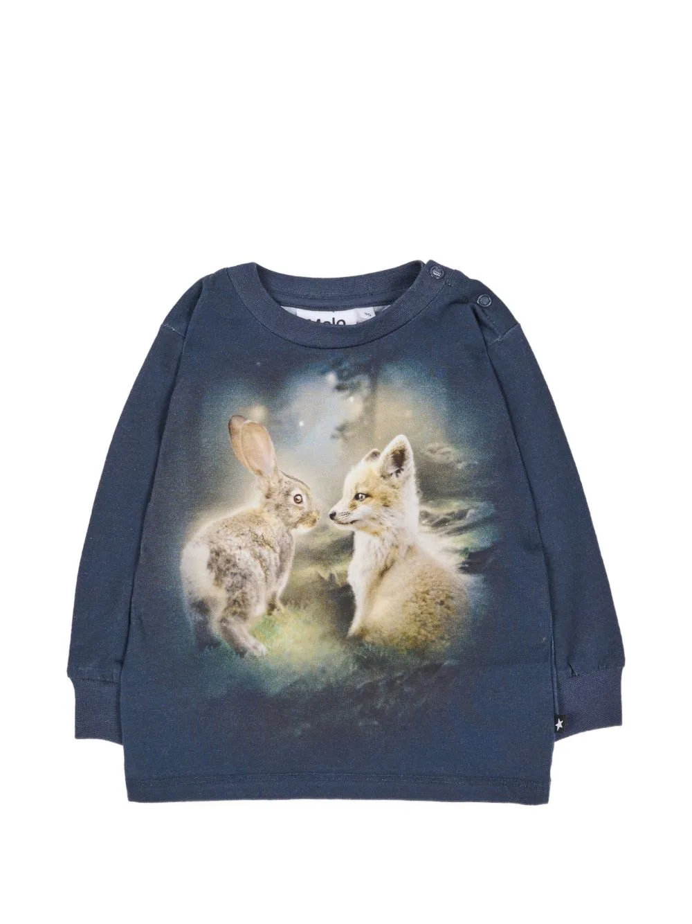 Eloy Animal-Print Long-Sleeves T-Shirt by Molo