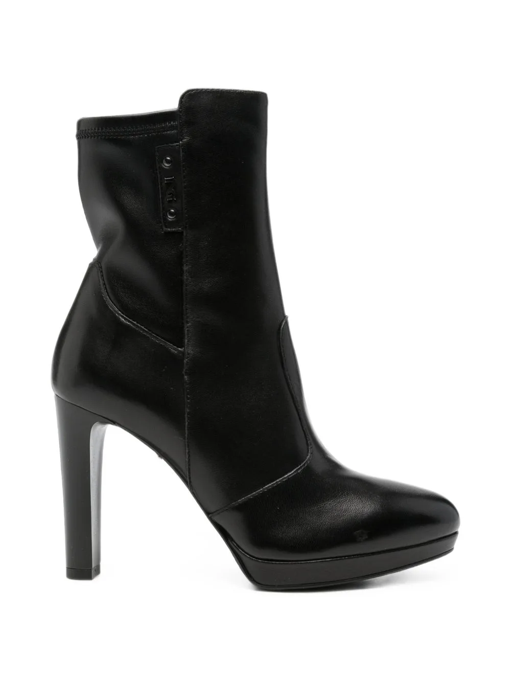 Platform Leather Ankle Boots