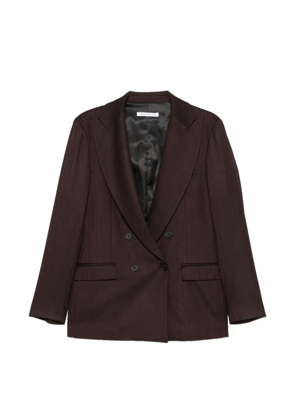Herringbone Double-Breasted Blazer by MAR DE MARGARITAS