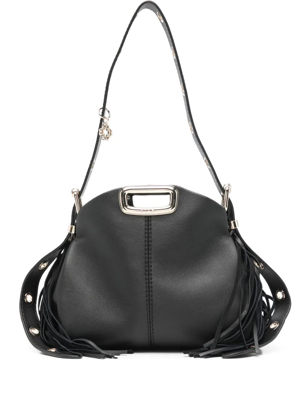 Gold Handle Miss M Mini Bag by Maje