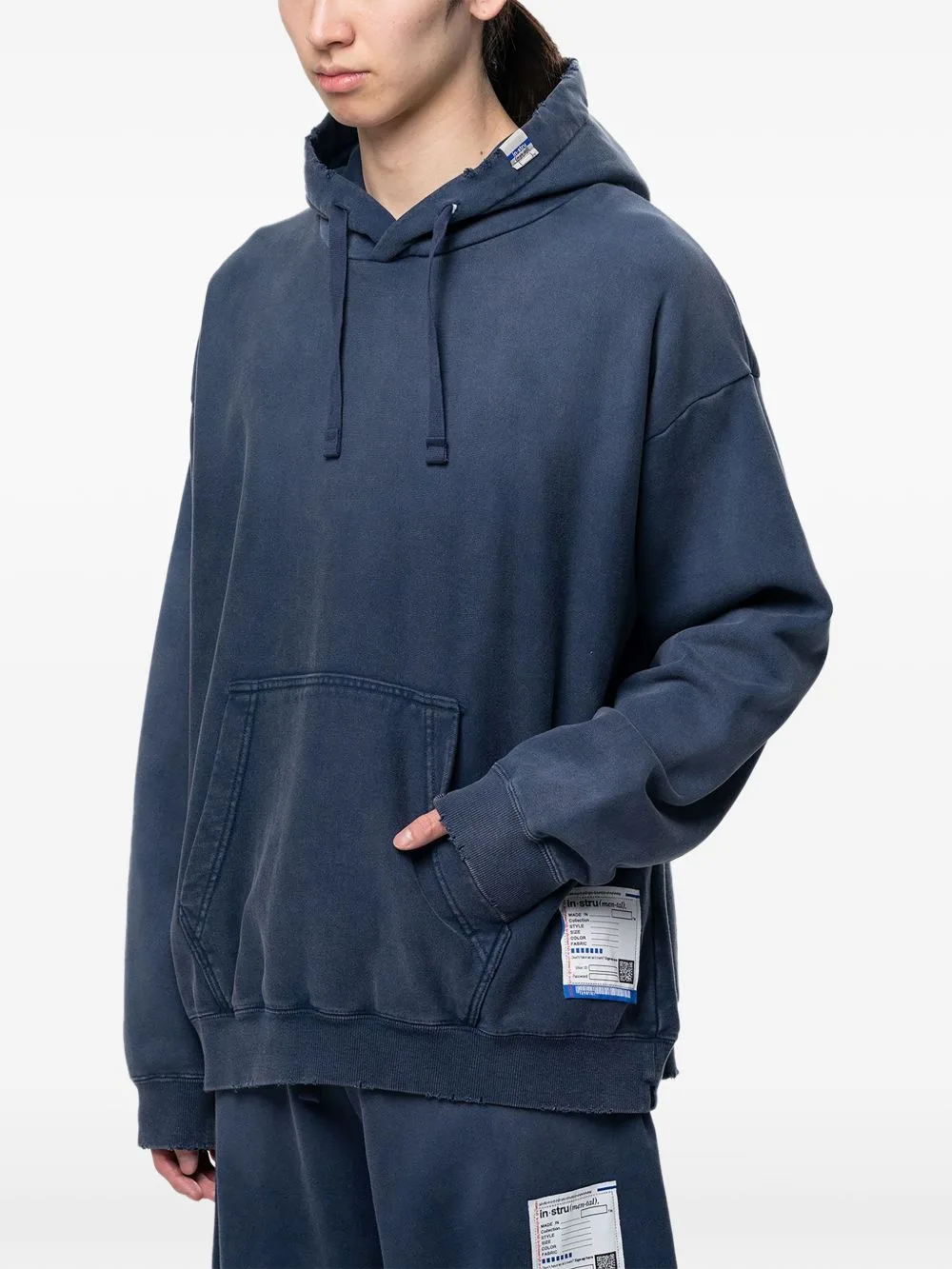 Sun-Faded Like Distressed Hoodie by Maison MIHARA YASUHIRO