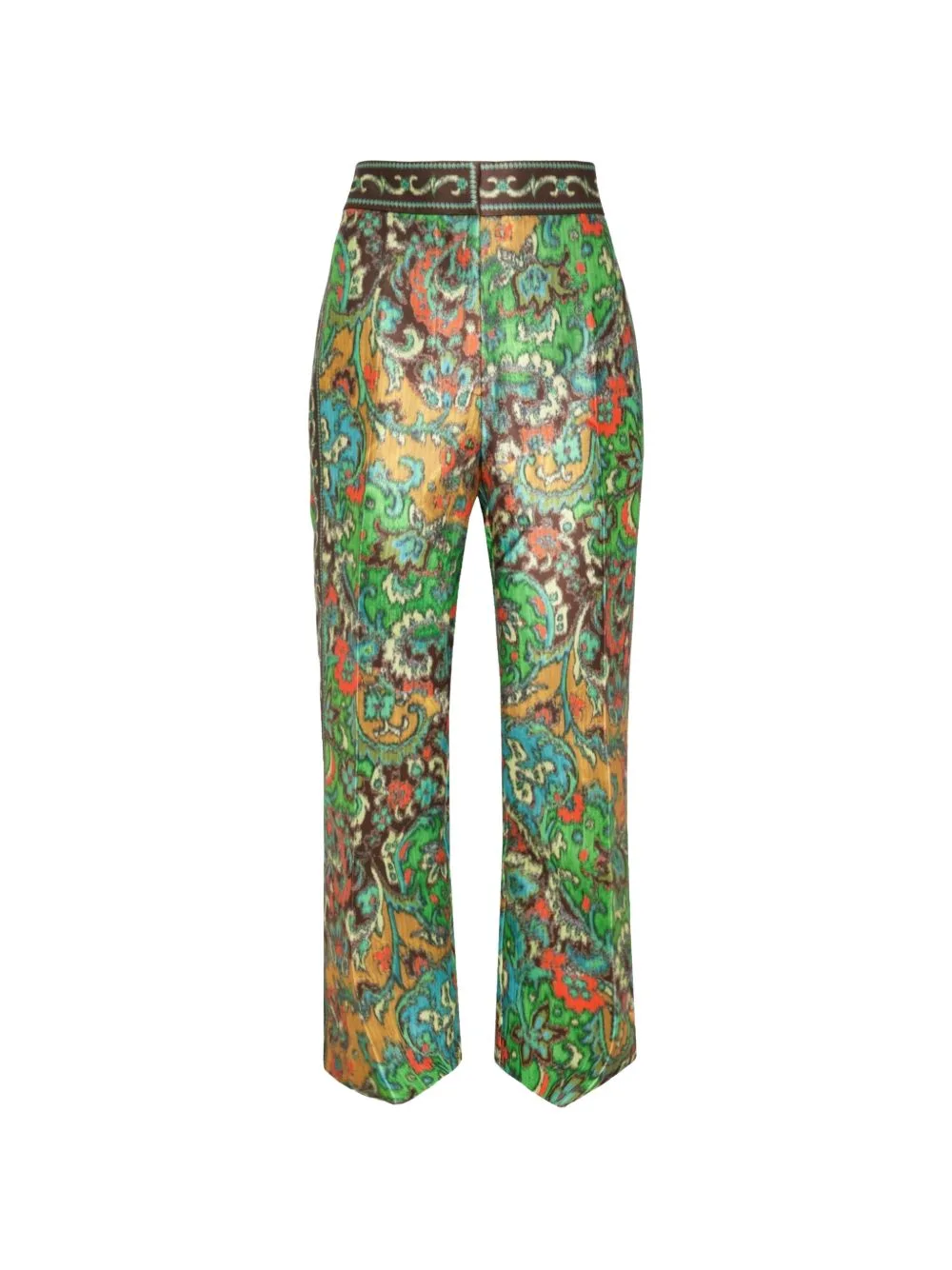 Charlotte Paisley-Print Trousers by ALEMAIS