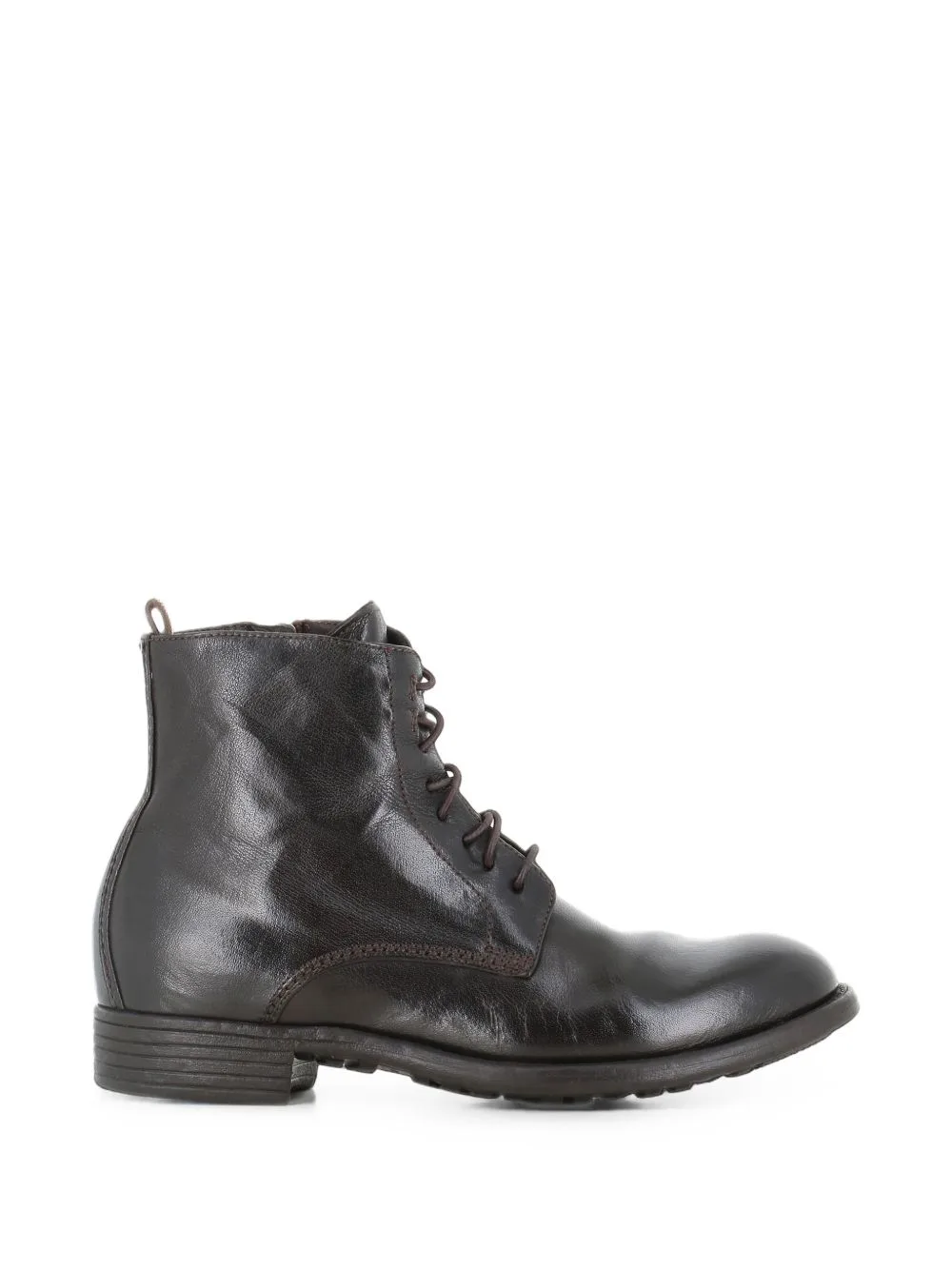 Calixte Lace-Up Leather Ankle Boots by Officine Creative