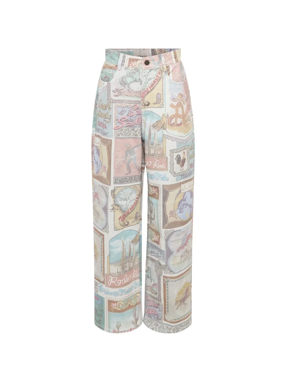 Andie Graphic-Print Jeans by ALEMAIS