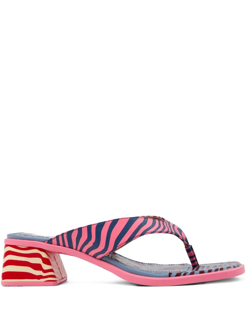 Kora Striped Sandals by Camper