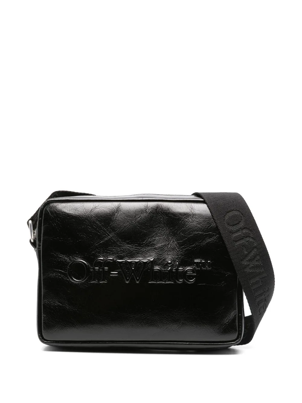 Bookish Leather Messenger Bag by Off-White