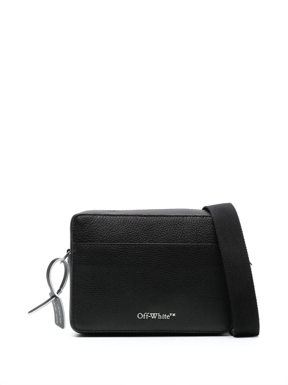 Logo-Lettering Leather Shoulder Bag by Off-White