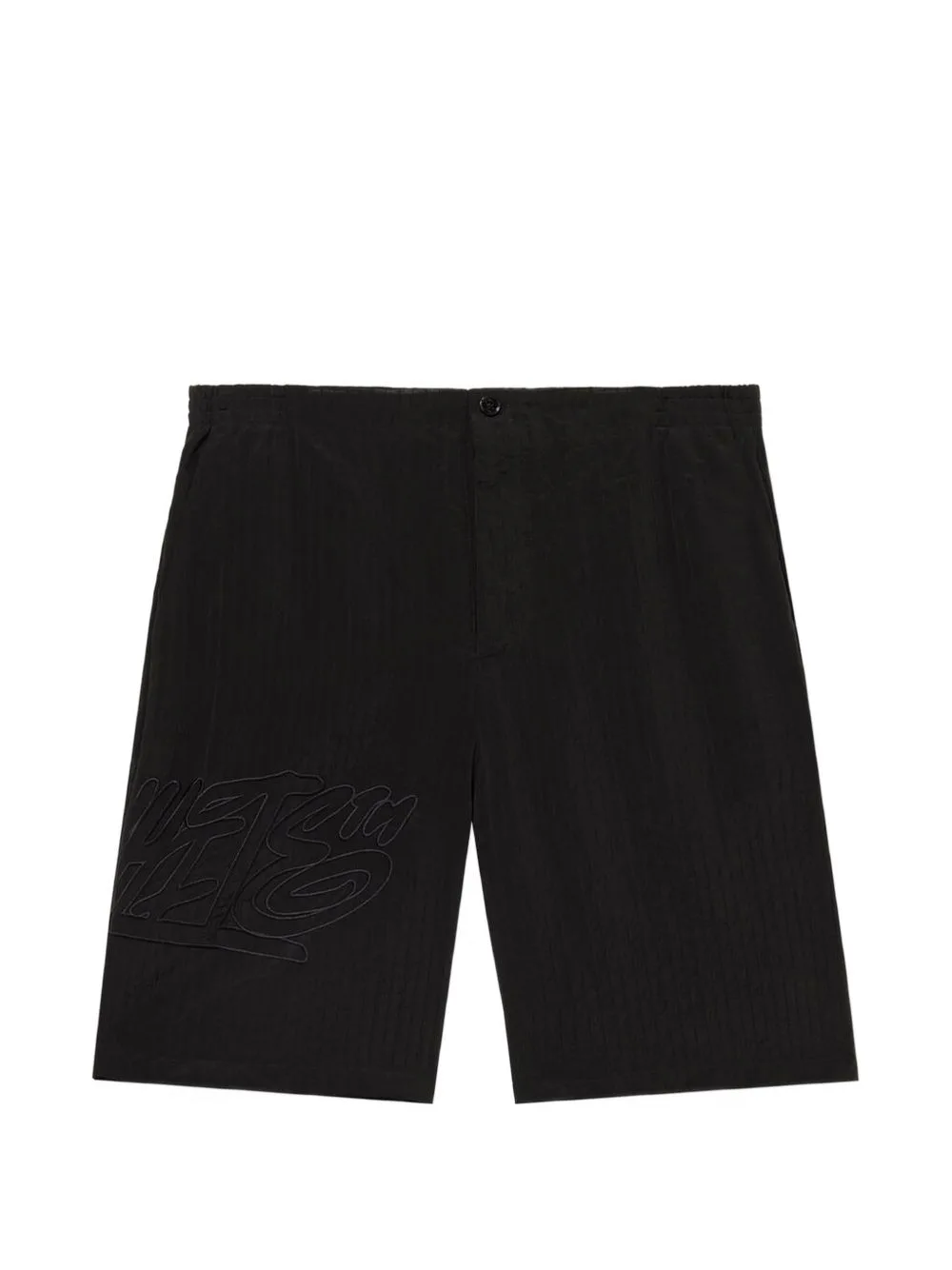 Handstyle Logo Organza Bowling Shorts by Off-White