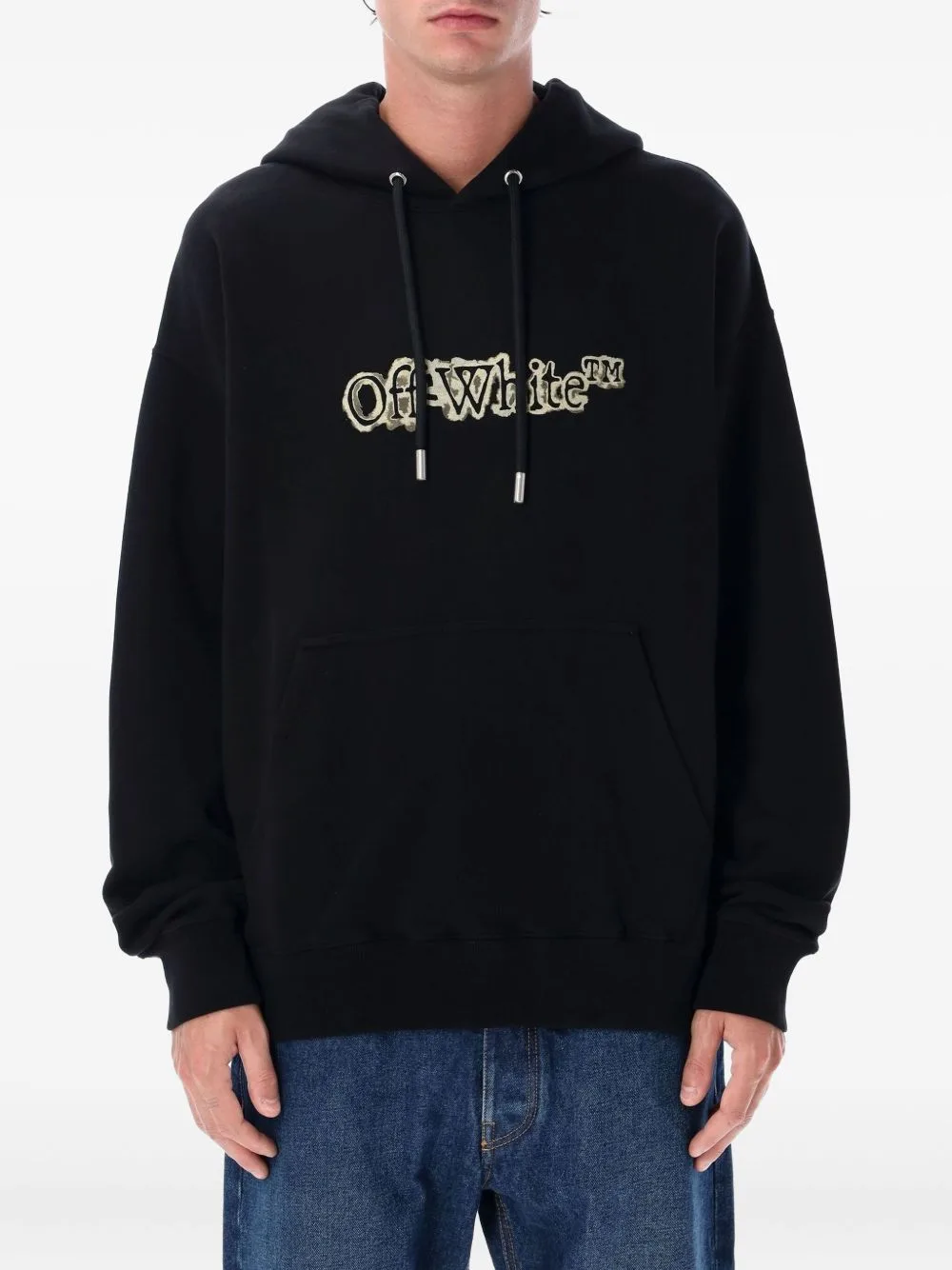 Arrow-Print Hoodie by Off-White