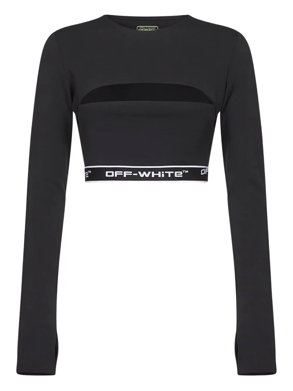 Logo-Detail Long-Sleeves Top by Off-White