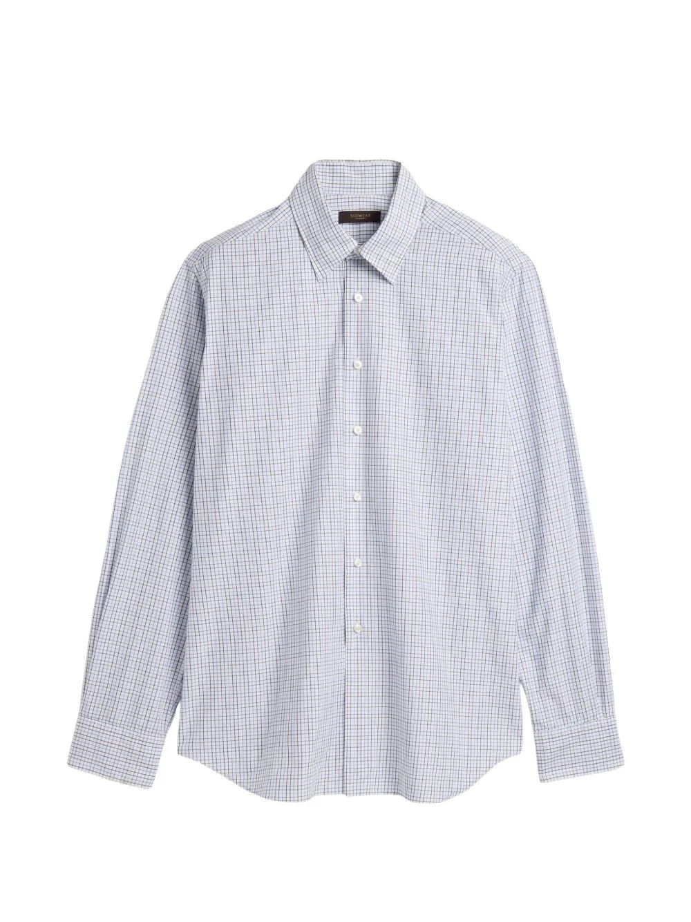 Checked Cotton Shirt by Glanshirt