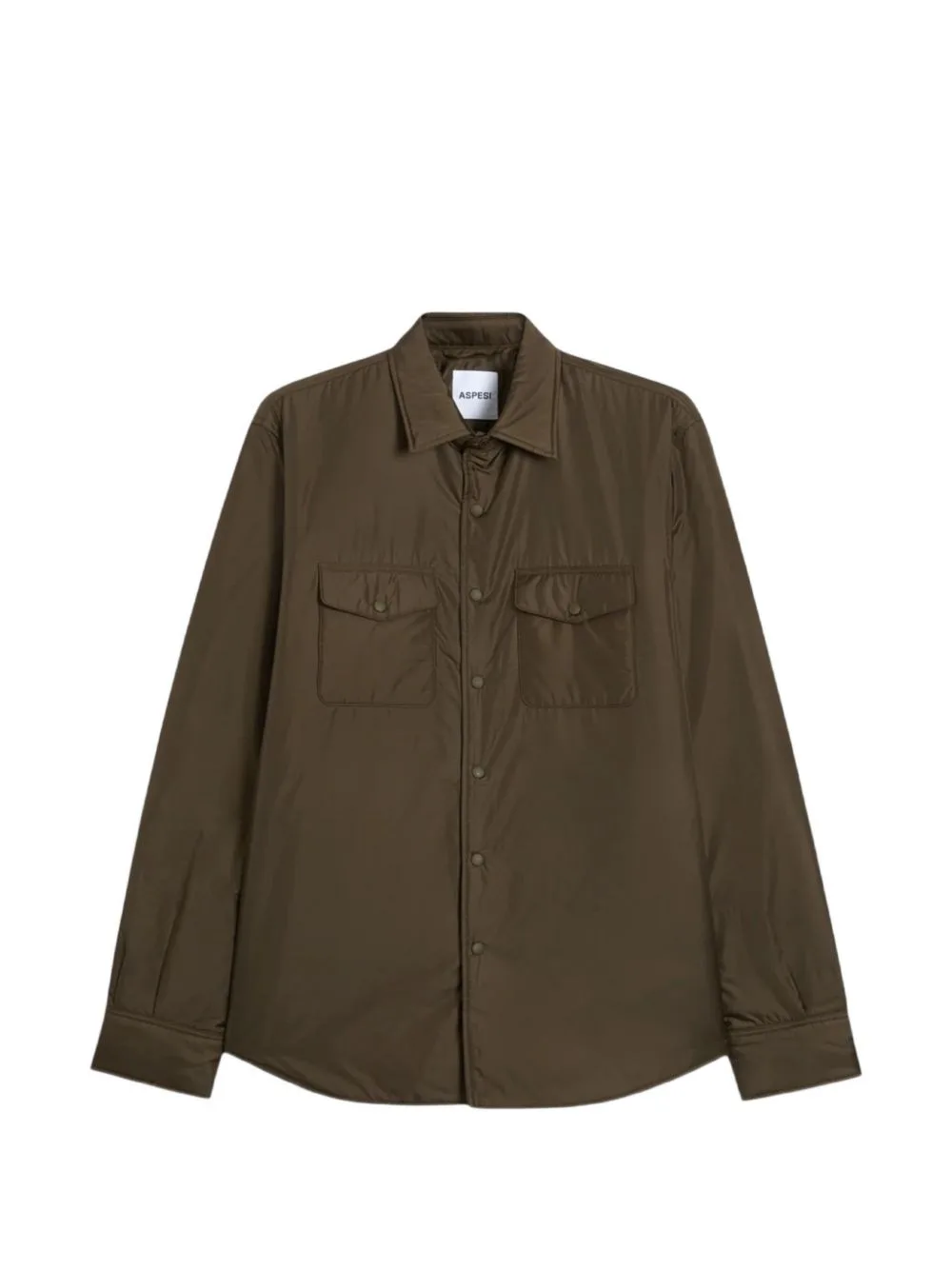 Patch-Pocket Shirt Jacket by ASPESI