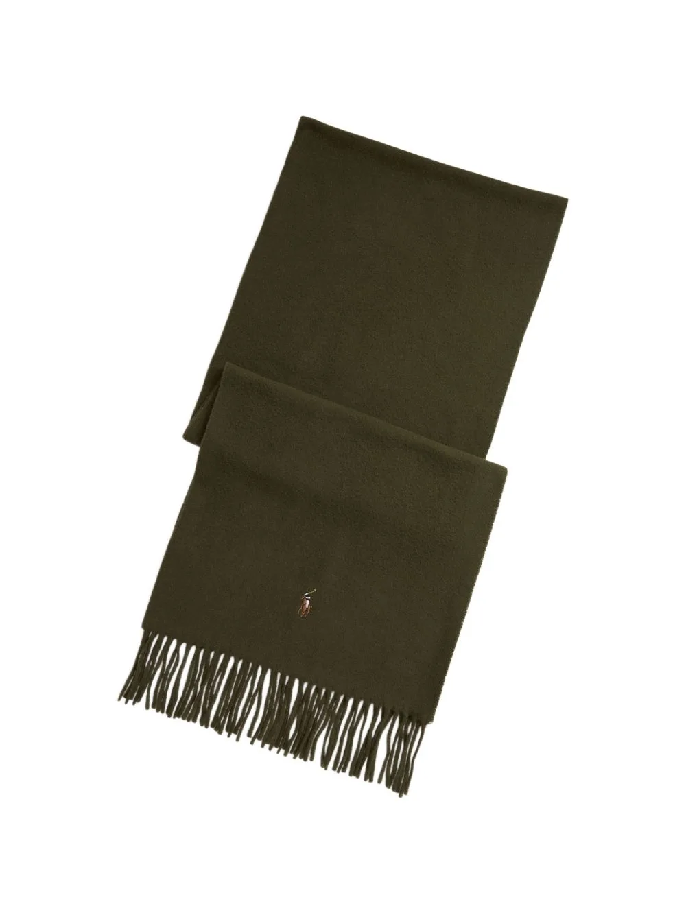 Fringe Virgin Wool Scarf by Polo Ralph Lauren