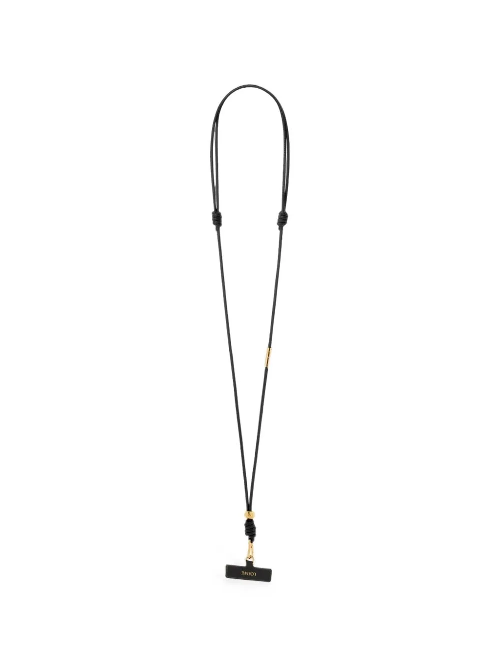 Anagram-Debossed Leather Phone Strap by LOEWE