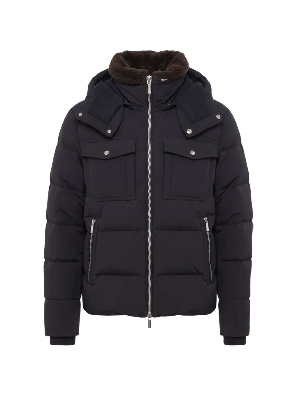 Hooded Padded Jacket by Moorer