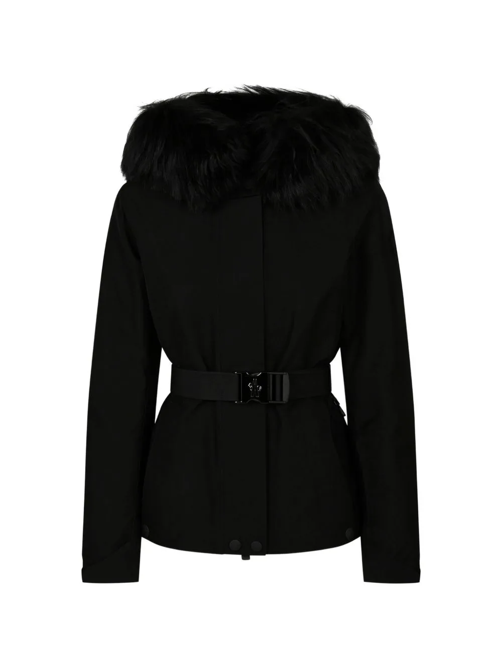 Faux-Fur Belted Jacket by Moncler Grenoble
