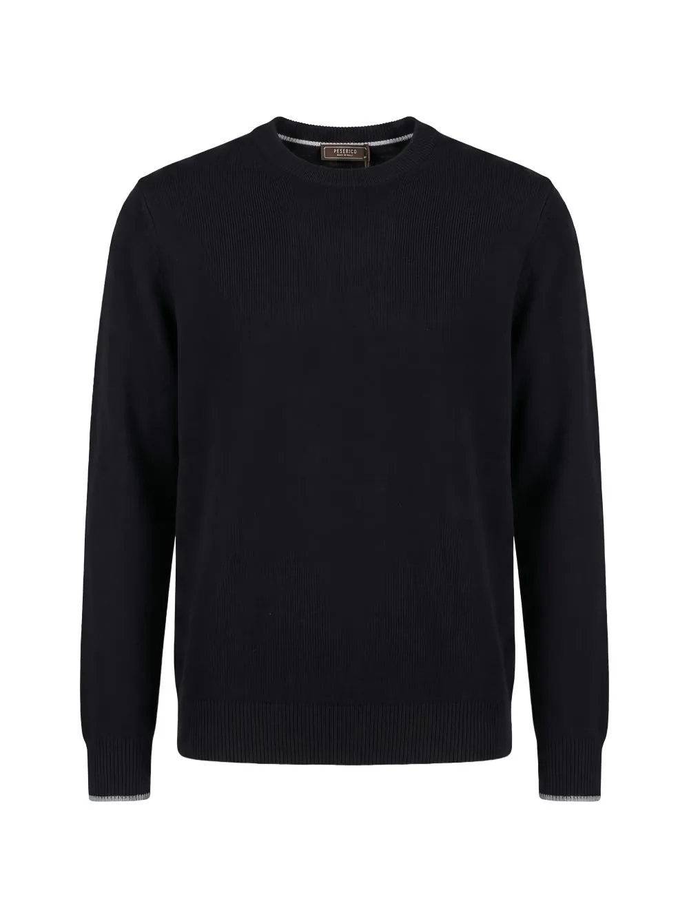 Contrast-Trim Crew-Neck Sweater by Peserico
