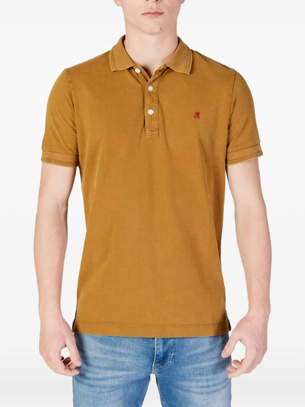Logo-Embroidered Polo Shirt by Replay