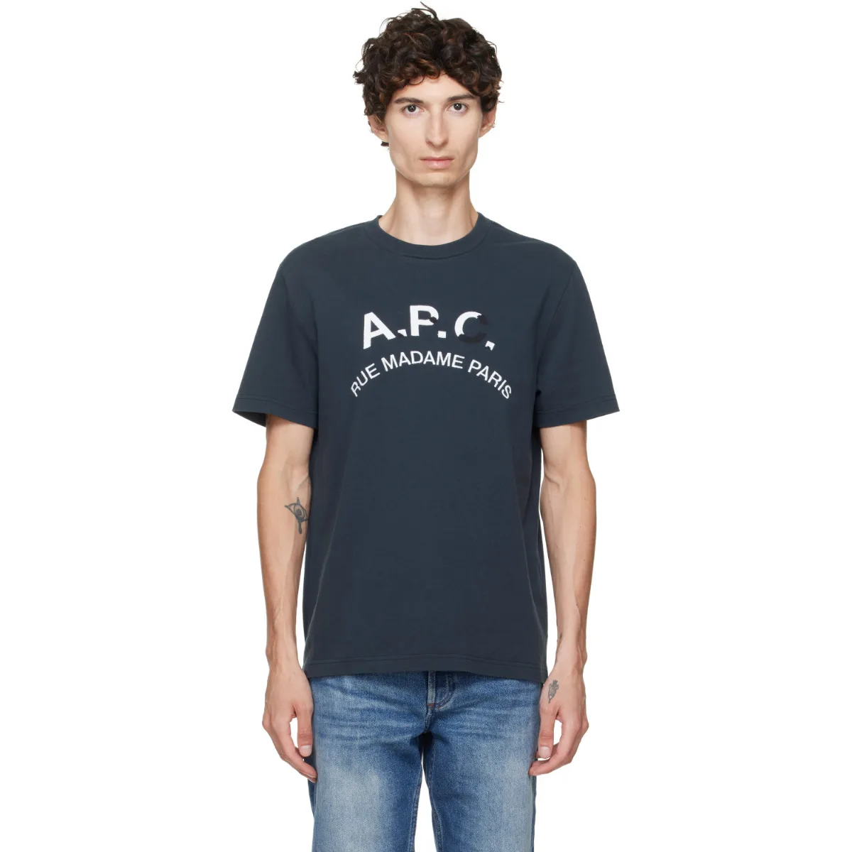 Vintage-Effect T-Shirt by A.P.C.