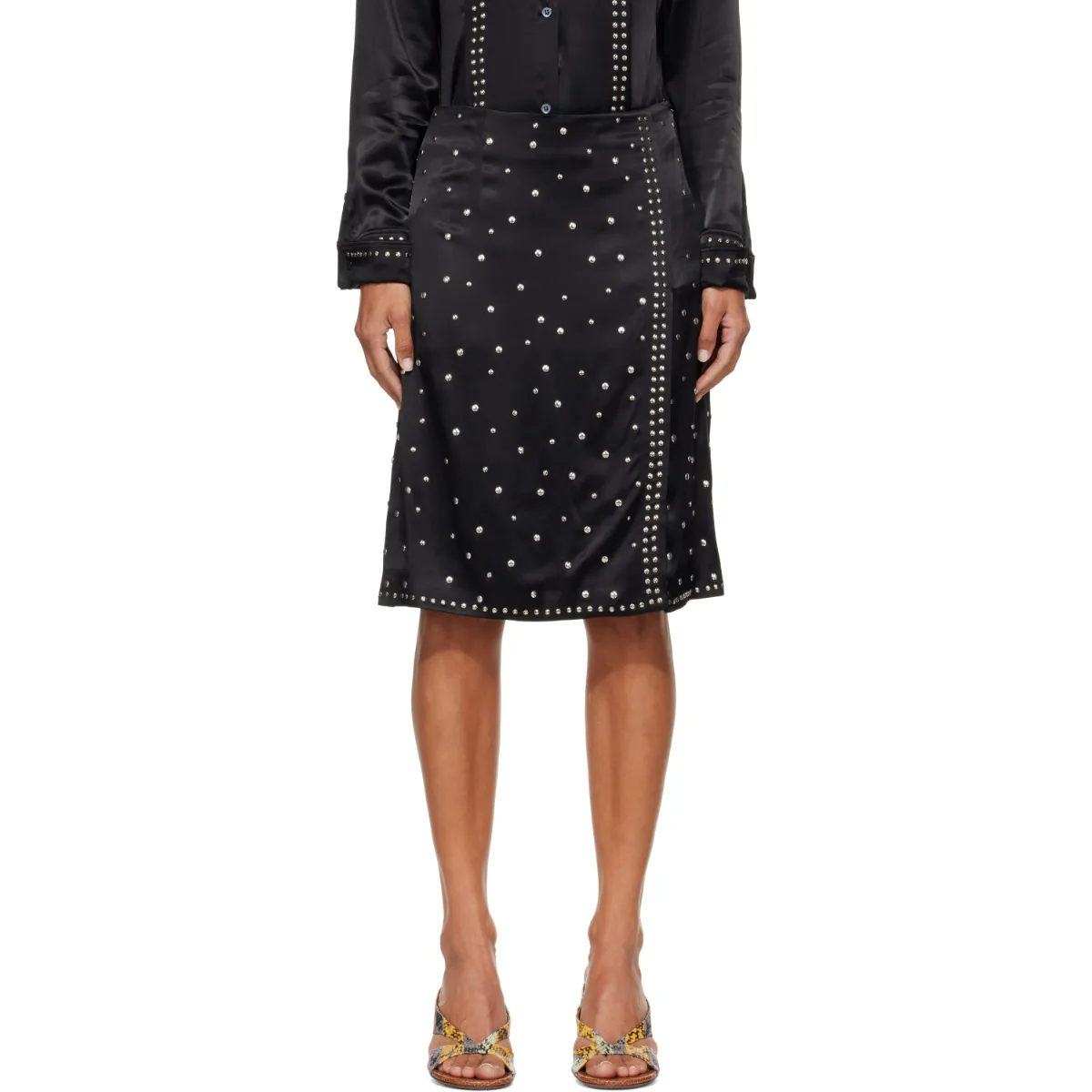 Cosmic Midi Skirt by Wales Bonner