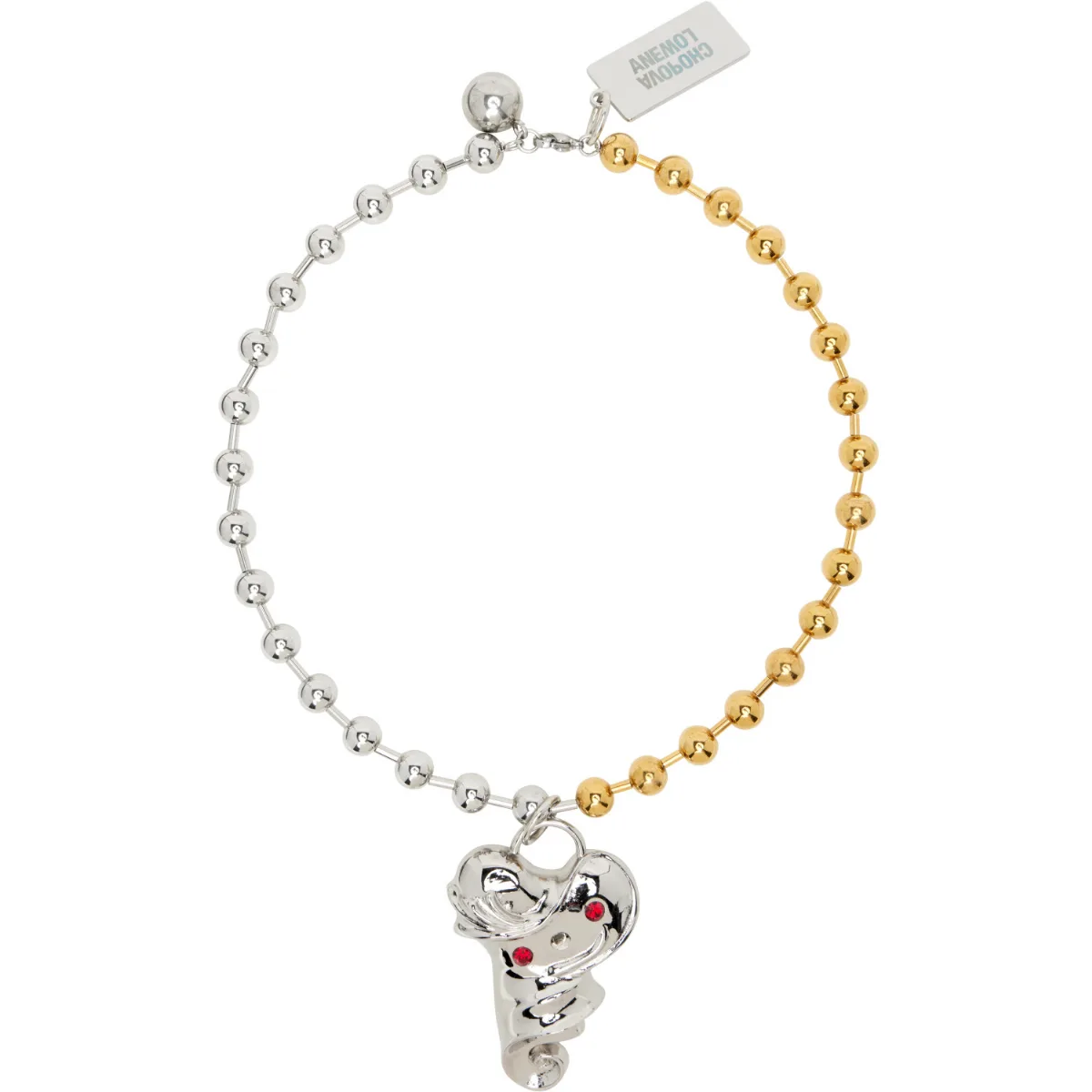 Key to My Heart Ball Chain Necklace by Chopova Lowena