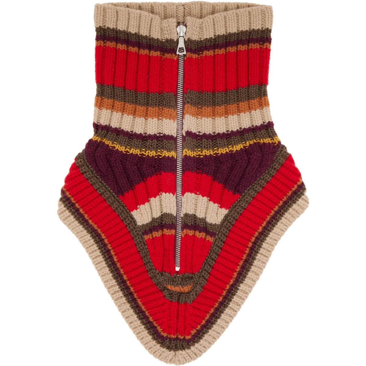 Wool Zip Collar Scarf by Dries Van Noten