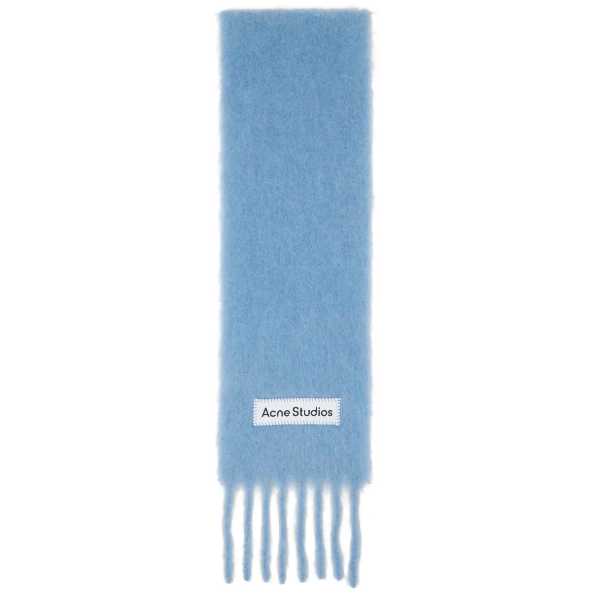 Fringed Logo Scarf by Acne Studios