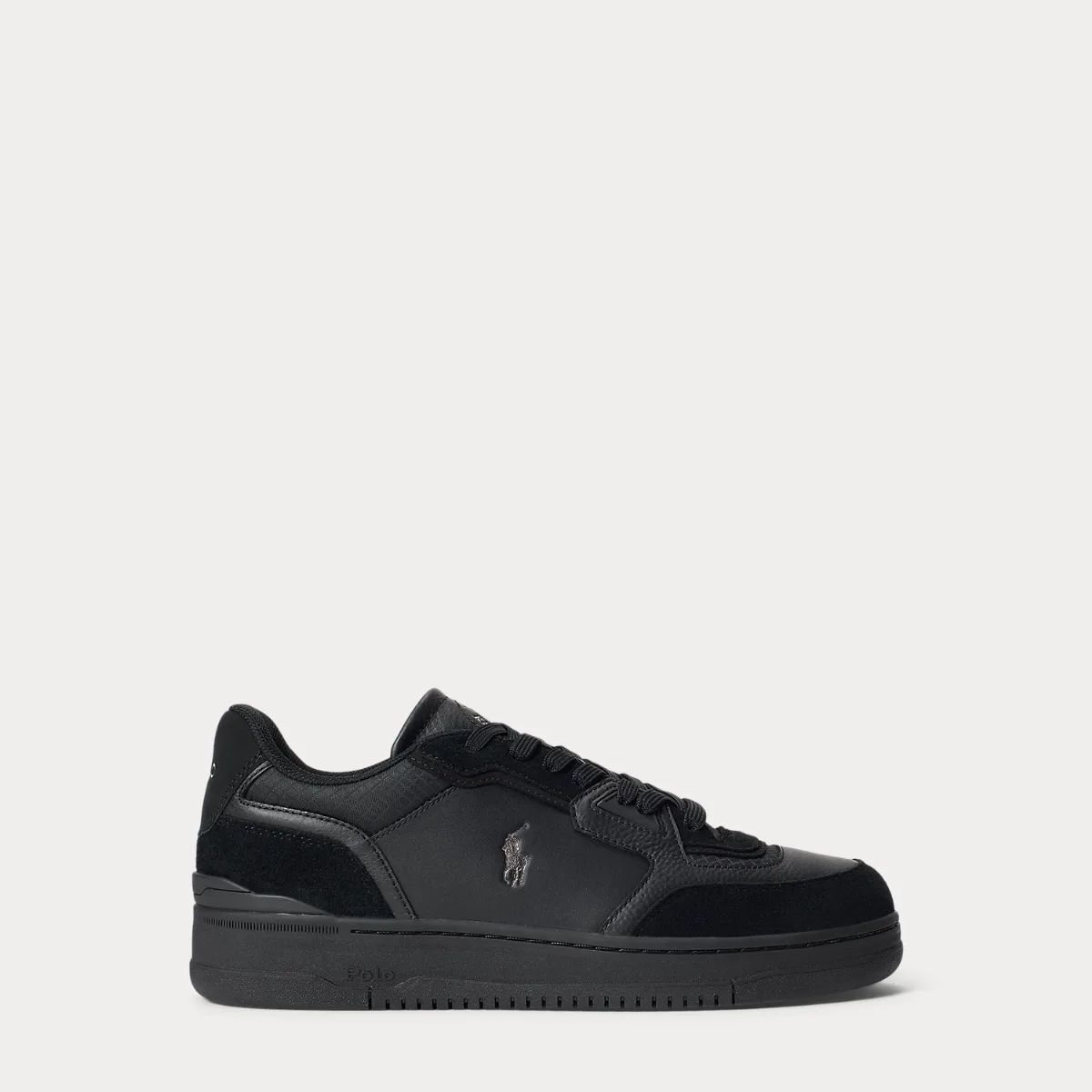 Open Masters Leather-Suede Trainers by Polo Ralph Lauren
