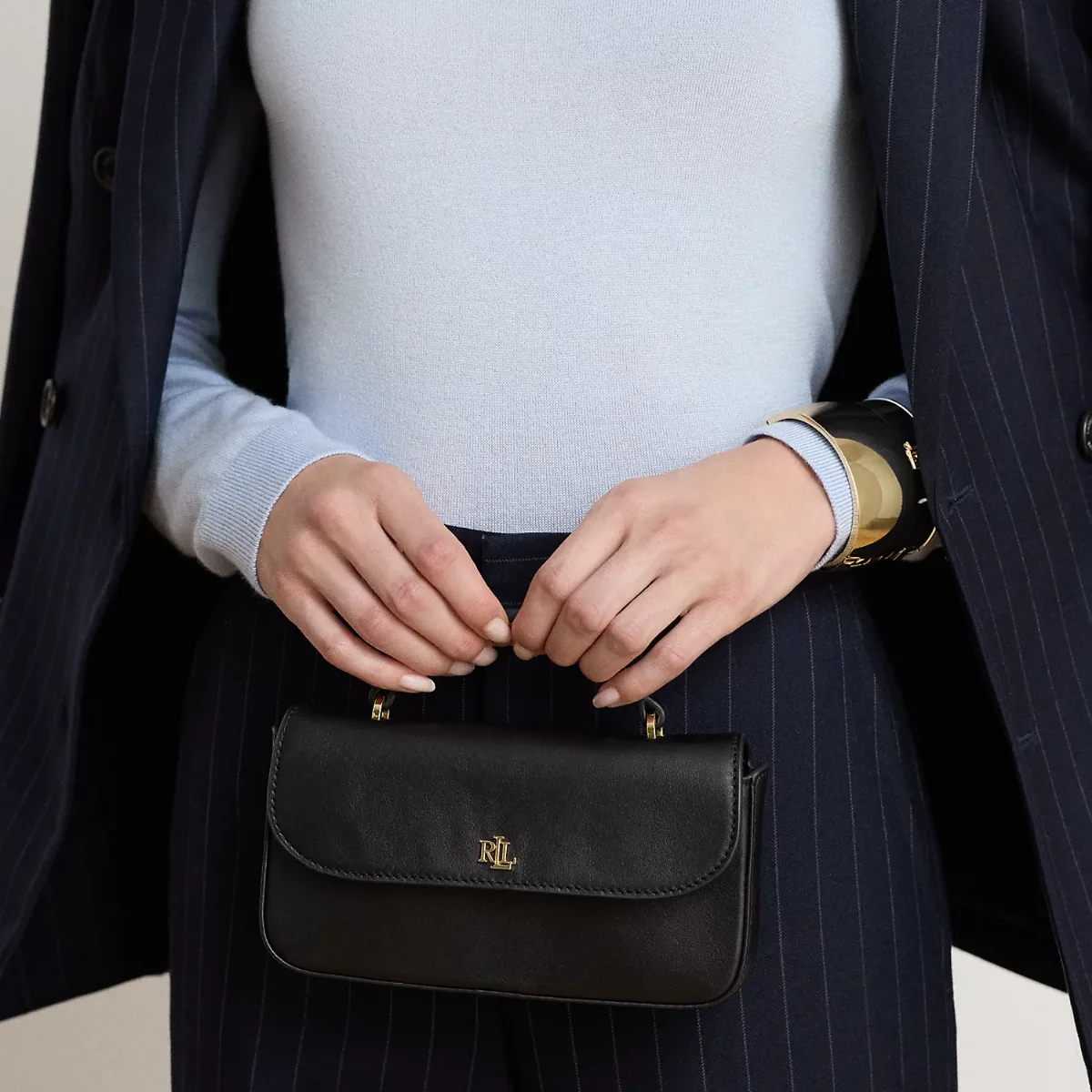 Marcy Leather Crossbody Wallet by Lauren Ralph Lauren