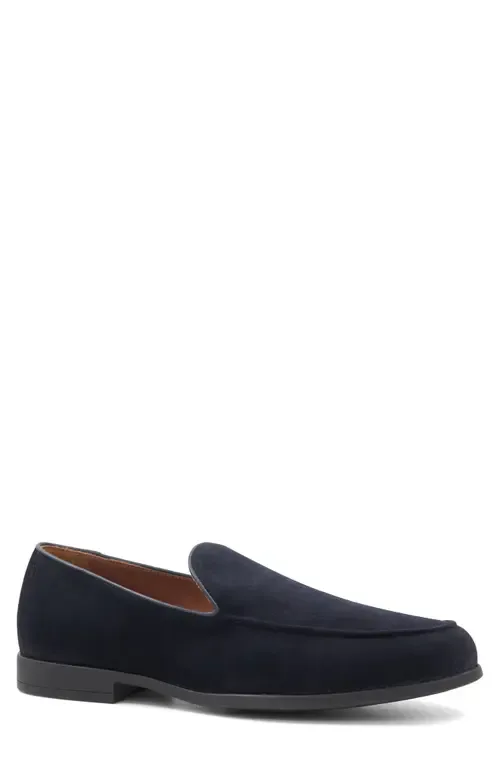 Sonny Loafer in Navy Suede by Bruno Magli