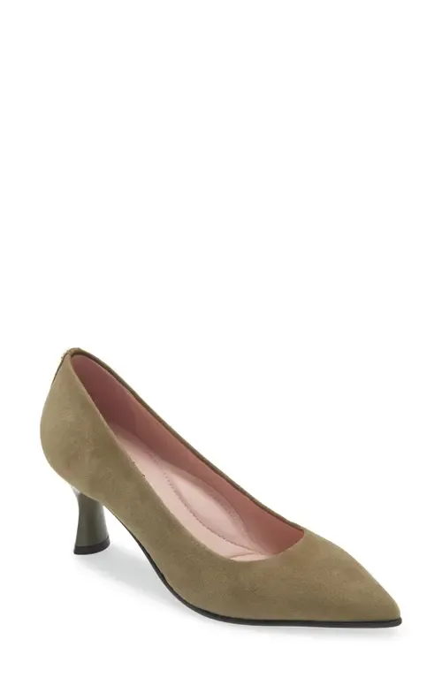 Margot Pointed Toe Pump in Black Classic Suede by Naot