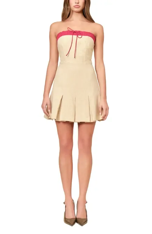 Viola Linen Blend Minidress by MAUDE CLUB