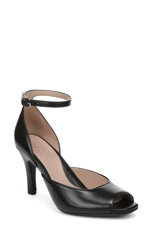 Asha Ankle Strap Peep Toe Pump