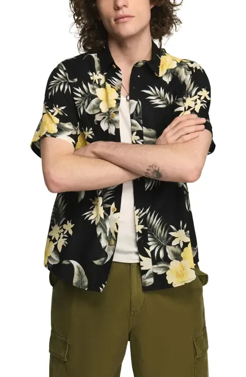 San Gabriel Floral Short Sleeve Shirt by Lucky Brand