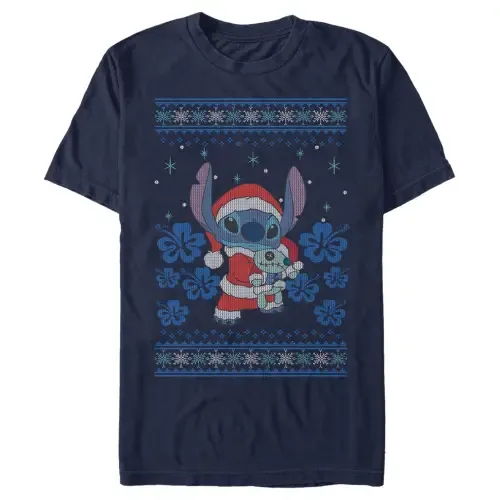 Christmas with Scrump Short Sleeve Graphic T-Shirt by Lilo & Stitch