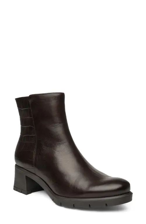 Plum Side Zip Bootie by ara