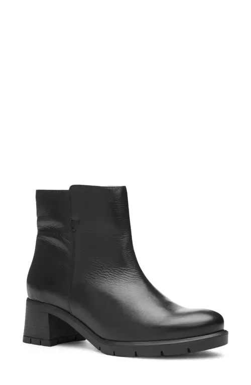Plum Side Zip Bootie