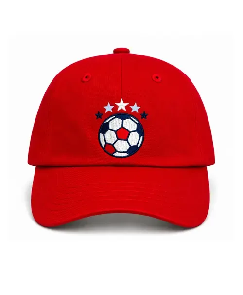 USA Soccer Baseball Hat by Bits & Bows