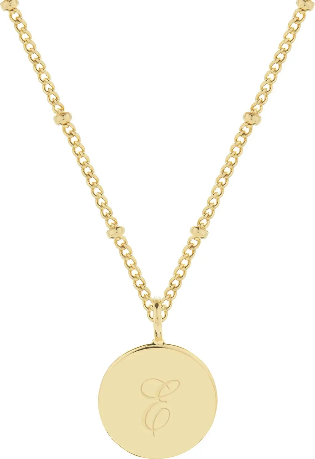Lizzie Initial Pendant Necklace by Brook and York