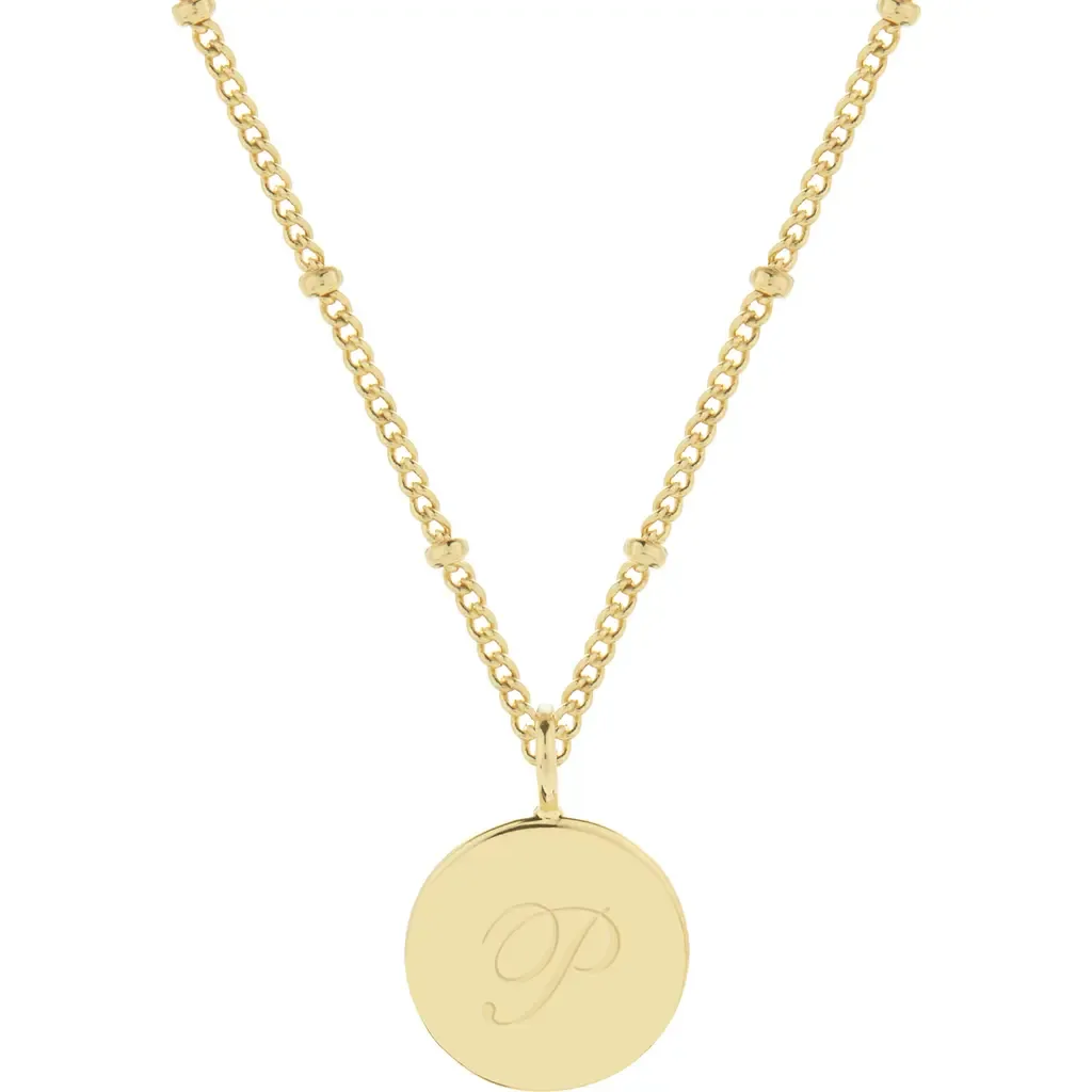 Lizzie Initial Pendant Necklace