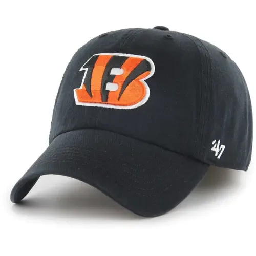 '47 Black Cincinnati Bengals Franchise Logo Fitted Hat by '47