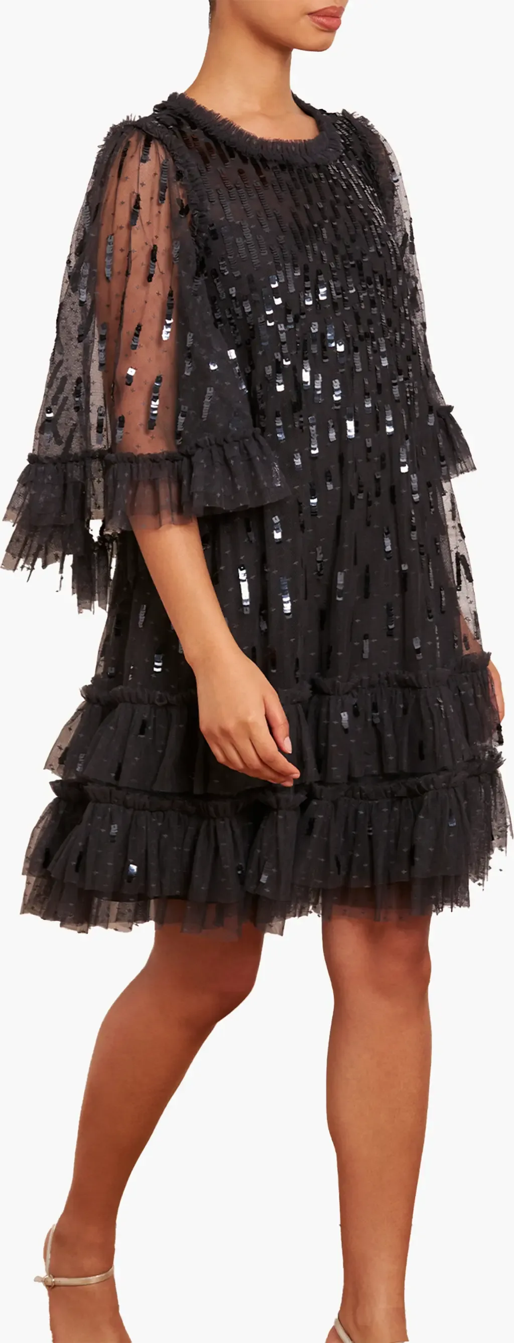 Sequin Dash Mini Dress